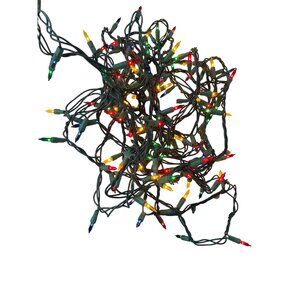 50-Bulb Multi-Color Indoor/Outdoor Christmas String Lights 26d